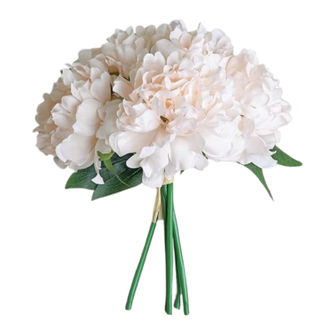 4PCS Artificial Silk Peony Flower Bouquets – 11" Tall Floral Centerpieces for Wedding & Party Decor